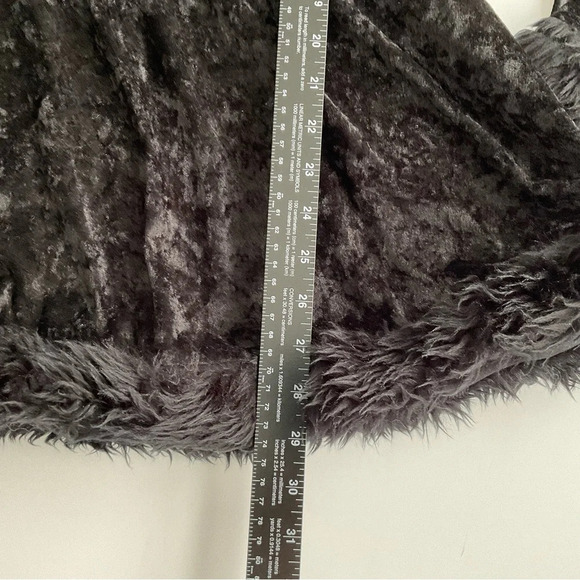 Dream Girl Dress Halloween Sz S Black Crush Velvet Whimsigoth Grunge Witch - Picture 5 of 9